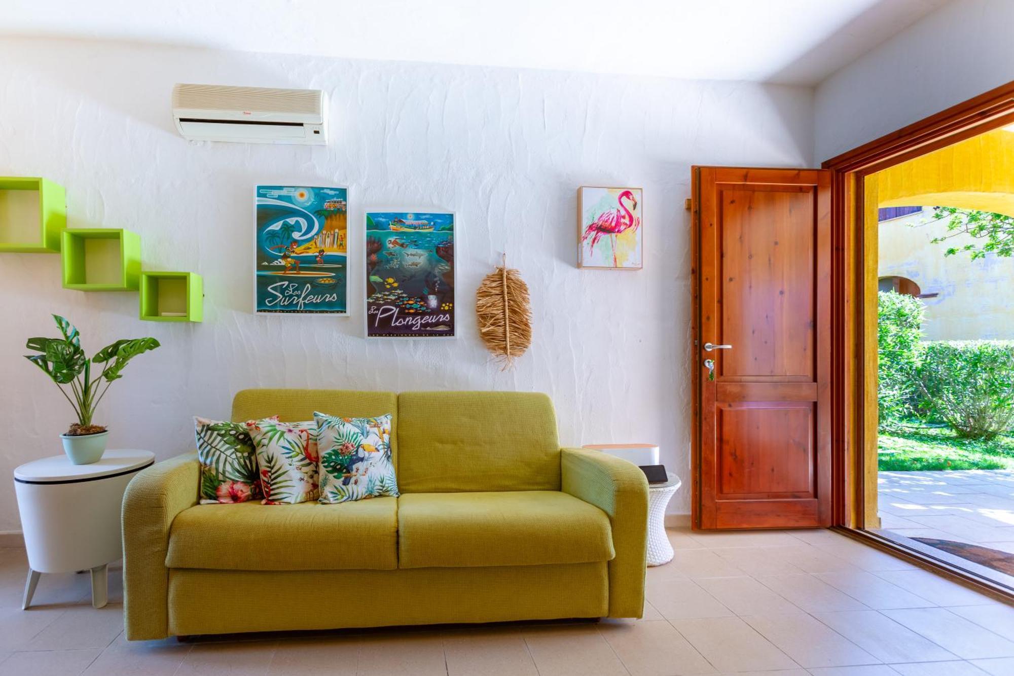 Porto Pino, Garden And Pool
